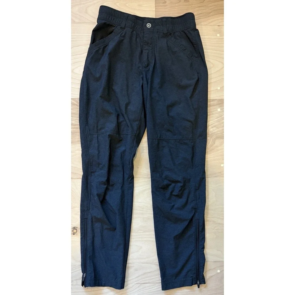 Kuhl Weekender Pants Men's 32x30 Black Tuff Lite Stretch Zip Ankle Hiking Gray